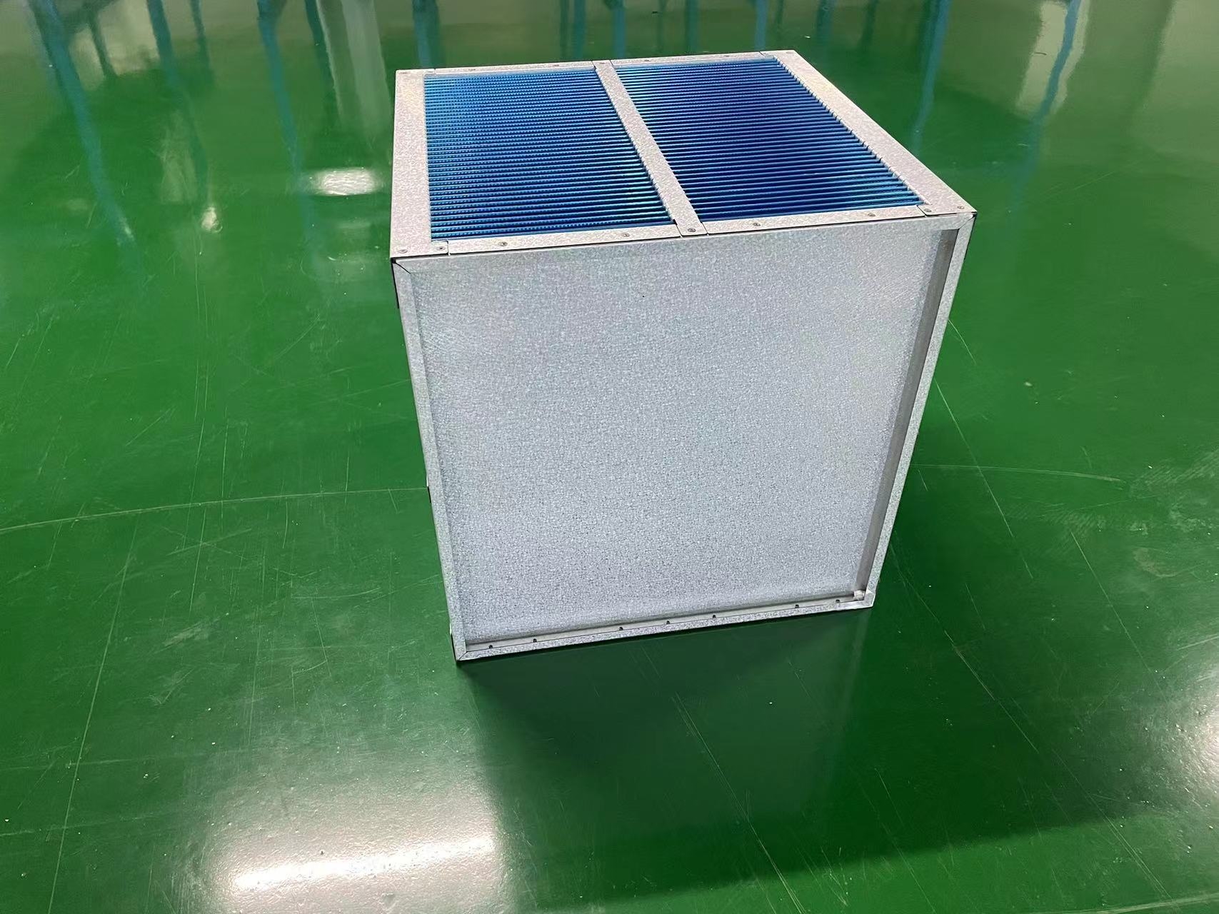 叉流风风显热铝芯正方形冷却器