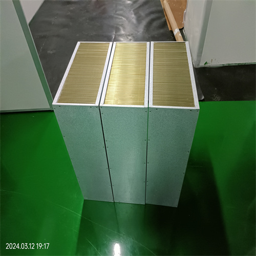 叉流空空铝箔芯体长方形冷却器