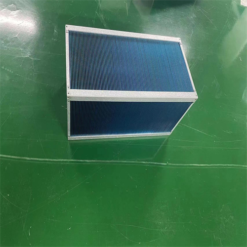 纵横流平板式亲水芯体铝箔能量回收装置